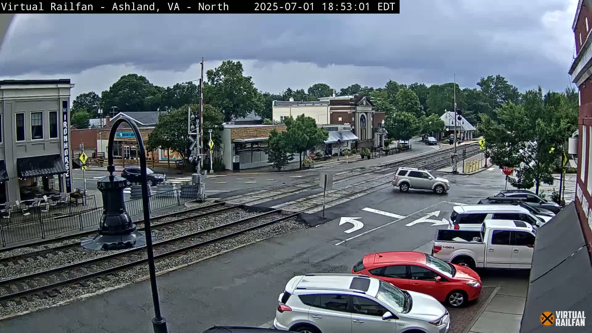 Ashland City East View & Railway Road Live Cam -  Ashland, Hanover, Virginia, USA 