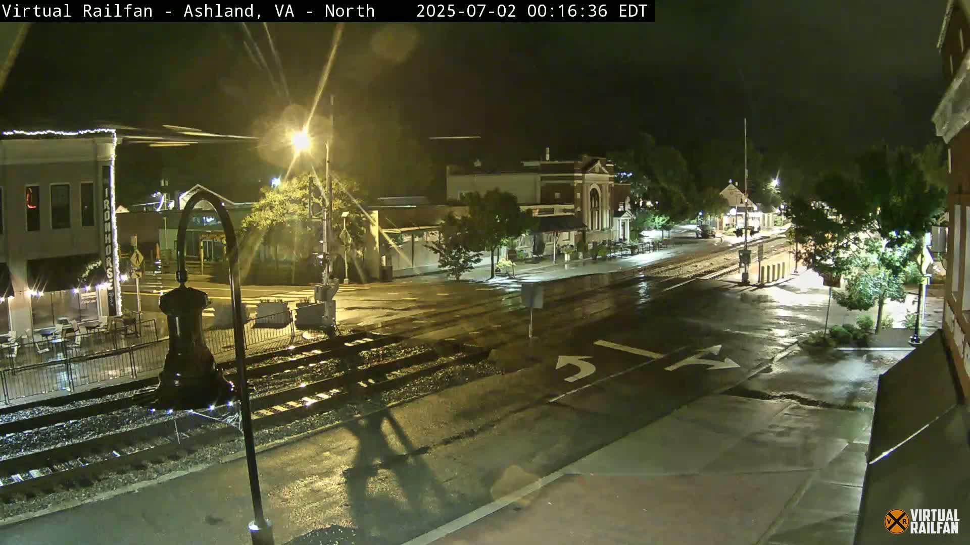 Ashland City East View & Railway Road Live Cam -  Ashland, Hanover, Virginia, USA 