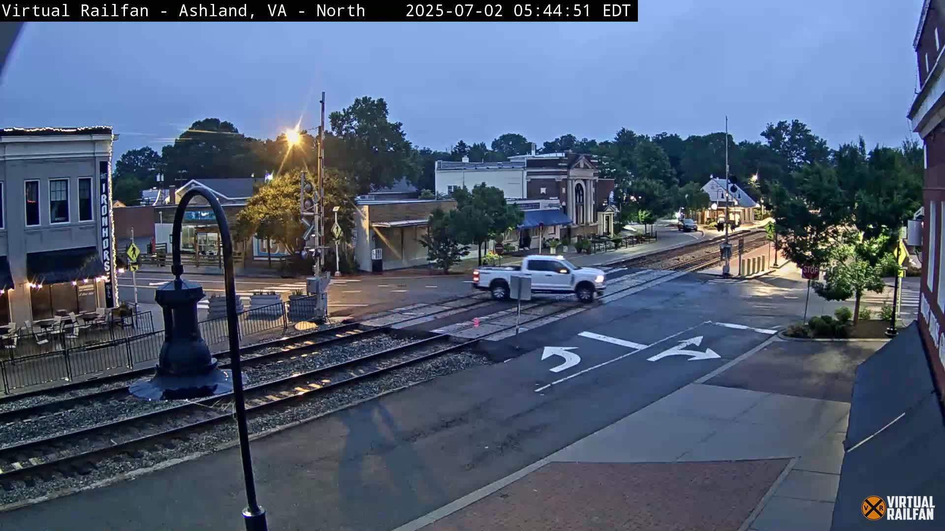 Ashland City East View & Railway Road Live Cam -  Ashland, Hanover, Virginia, USA 