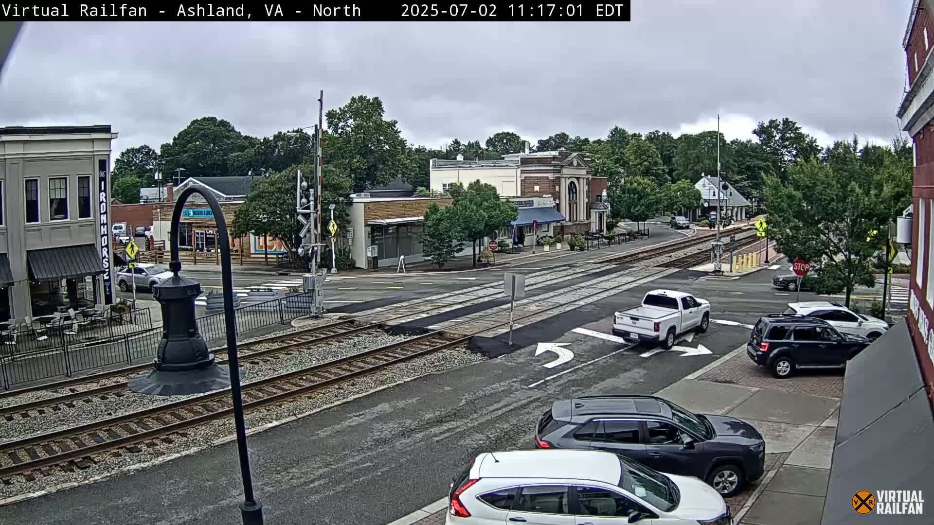 Ashland City East View & Railway Road Live Cam -  Ashland, Hanover, Virginia, USA 
