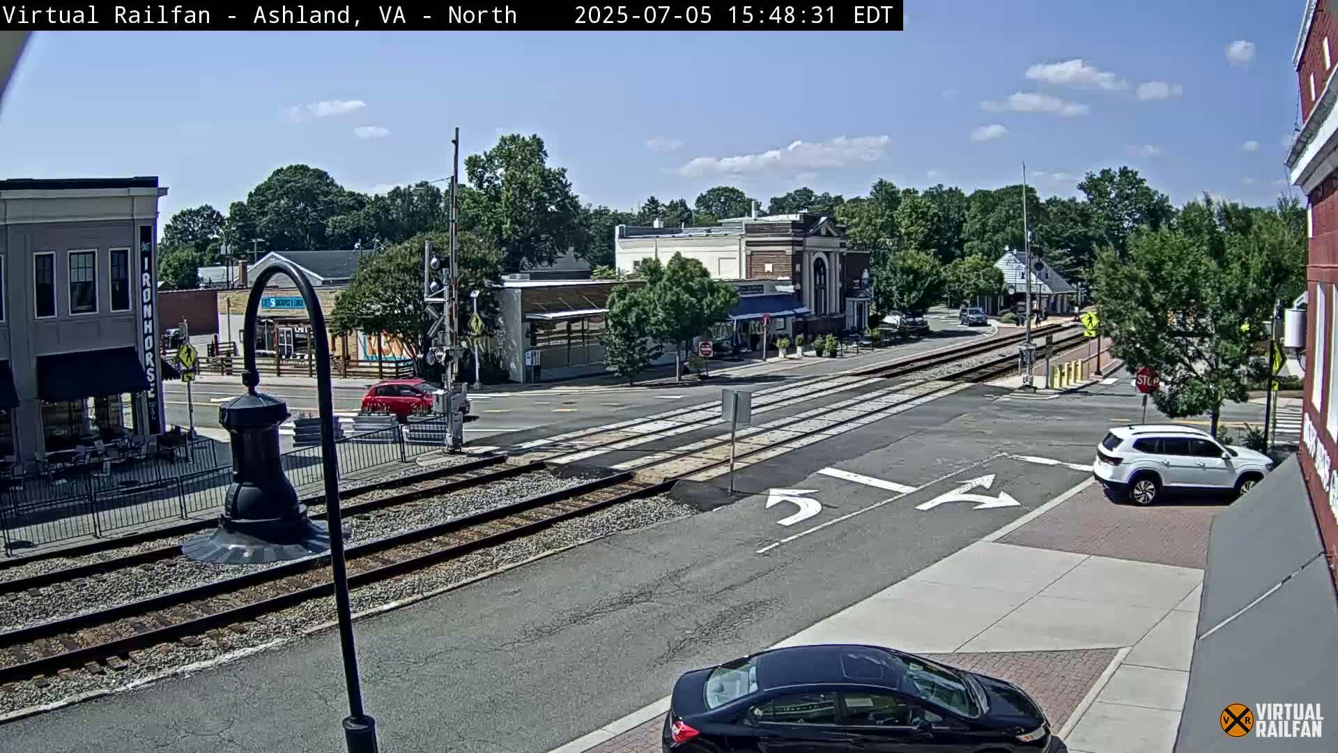 Ashland City East View & Railway Road Live Cam -  Ashland, Hanover, Virginia, USA 