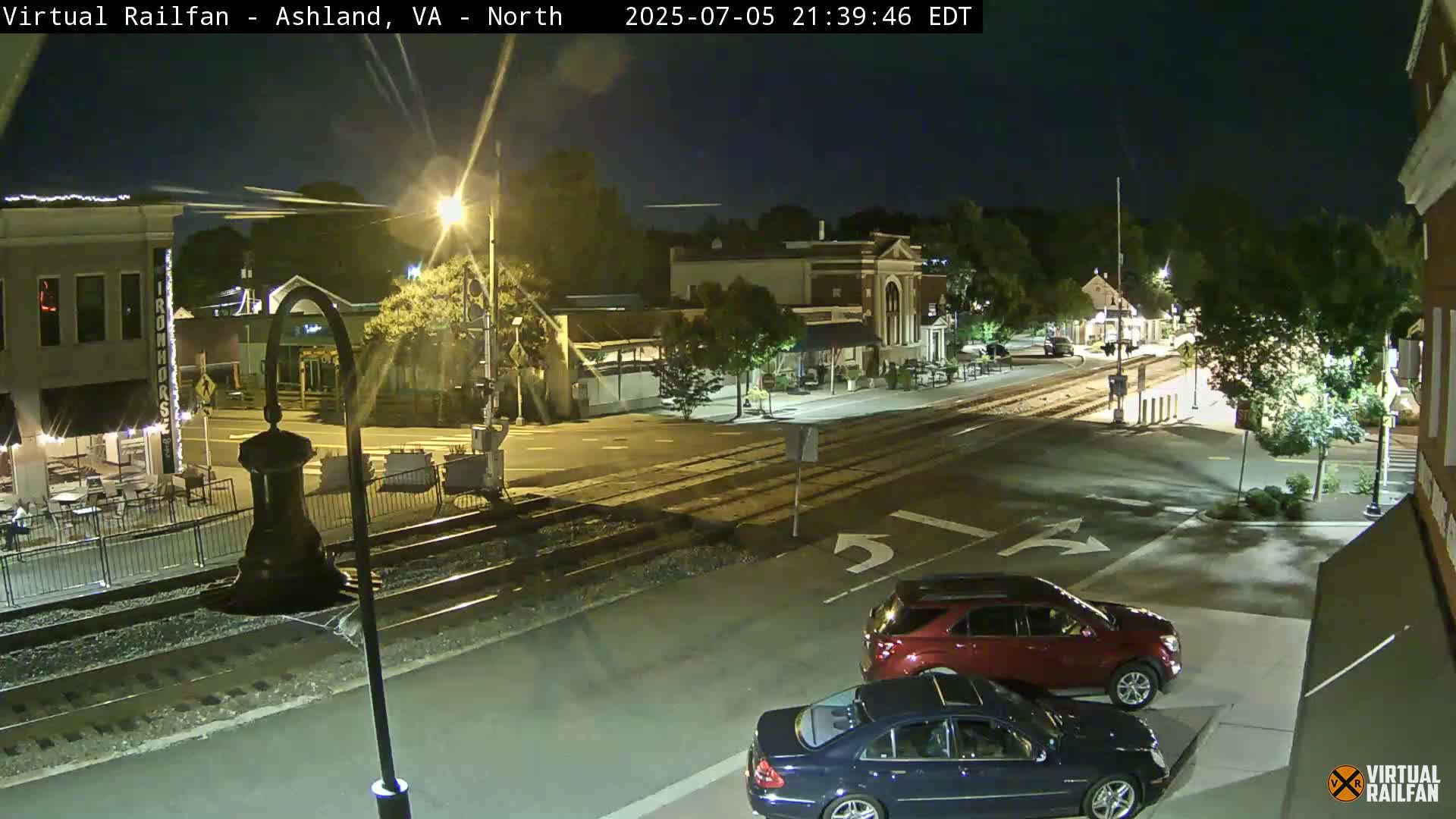 Ashland City East View & Railway Road Live Cam -  Ashland, Hanover, Virginia, USA 