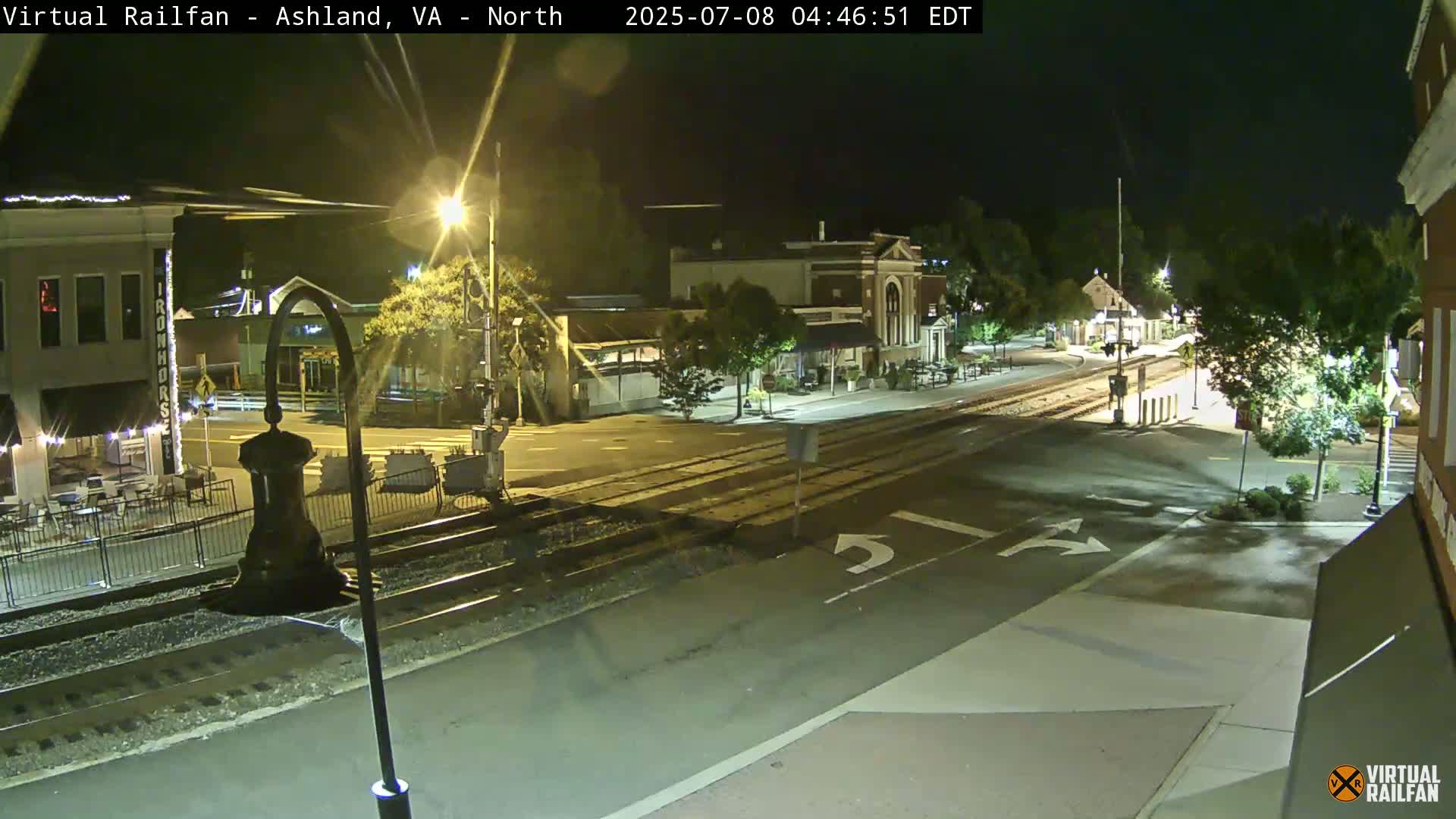 Ashland City East View & Railway Road Live Cam -  Ashland, Hanover, Virginia, USA 