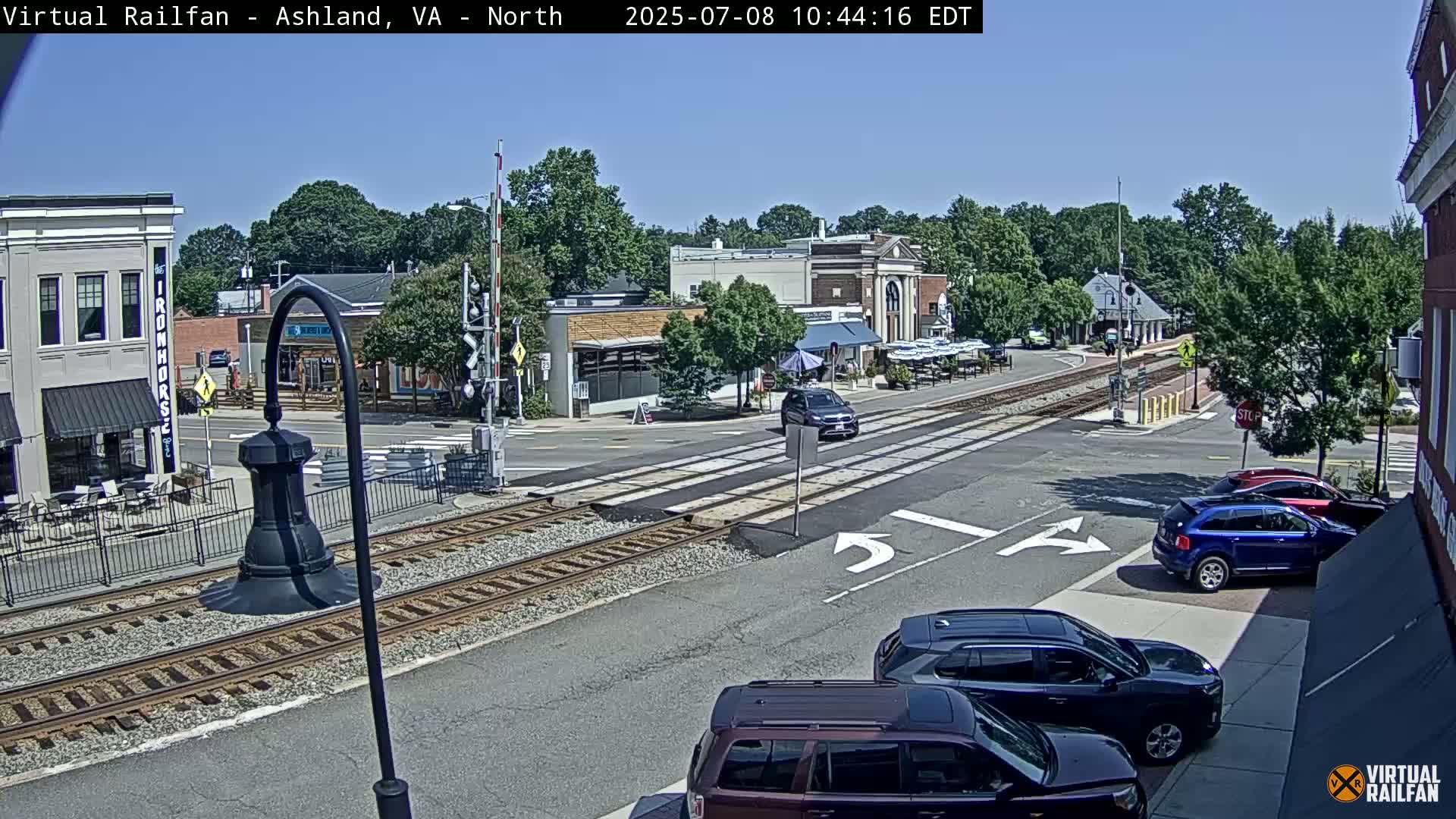 Ashland City East View & Railway Road Live Cam -  Ashland, Hanover, Virginia, USA 