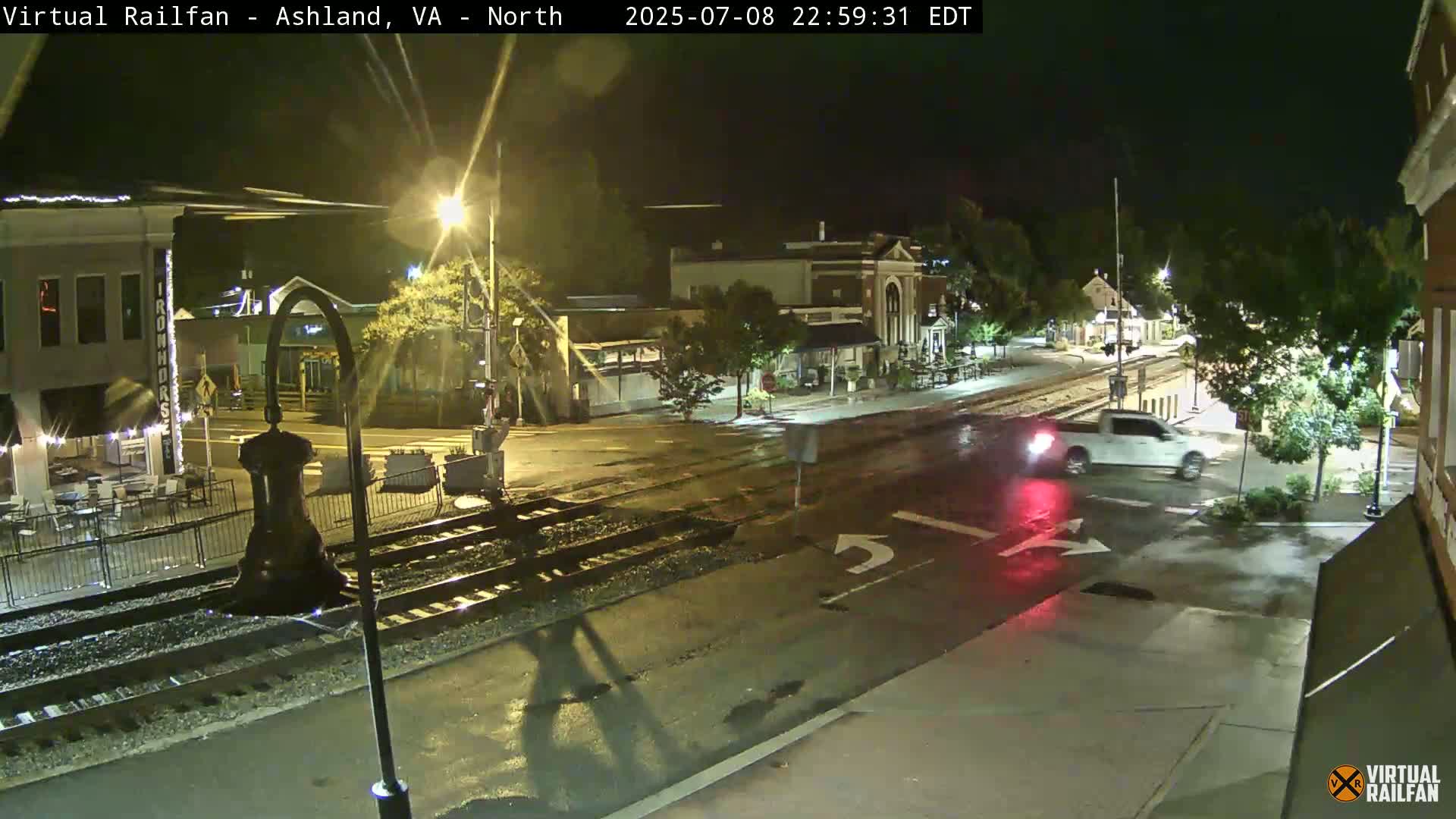 Ashland City East View & Railway Road Live Cam -  Ashland, Hanover, Virginia, USA 