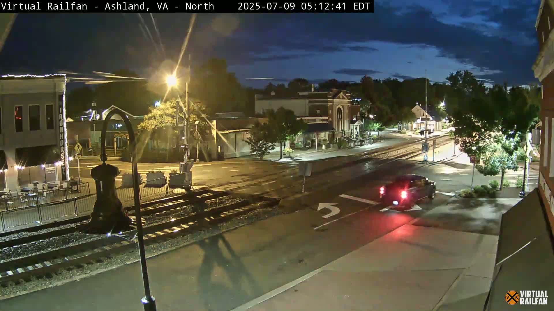 Ashland City East View & Railway Road Live Cam -  Ashland, Hanover, Virginia, USA 