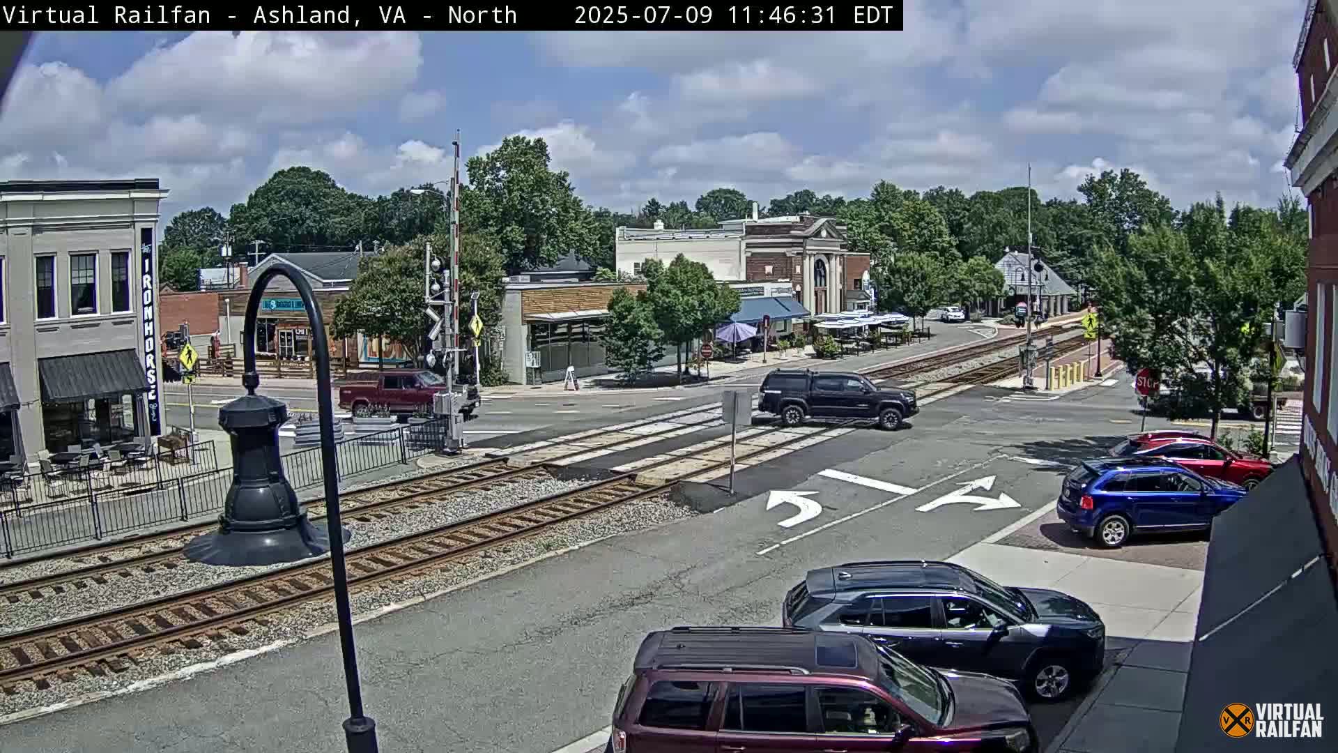 Ashland City East View & Railway Road Live Cam -  Ashland, Hanover, Virginia, USA 
