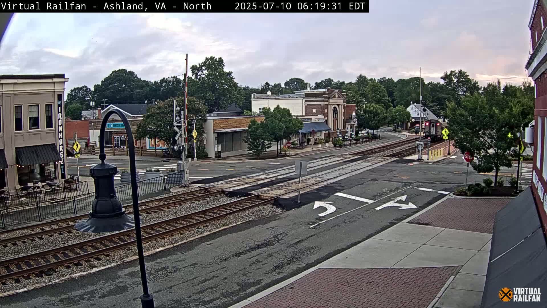 Ashland City East View & Railway Road Live Cam -  Ashland, Hanover, Virginia, USA 