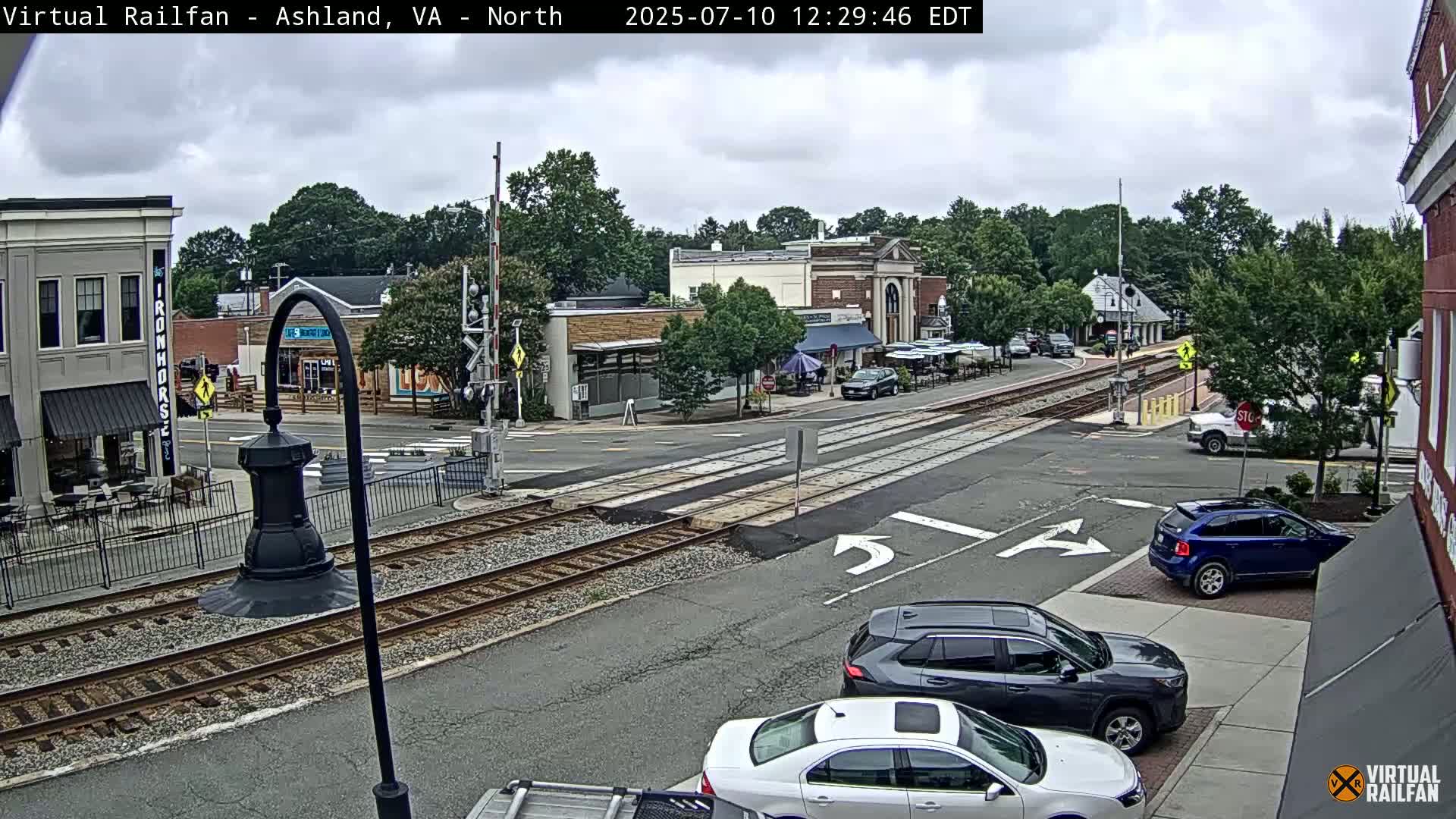Ashland City East View & Railway Road Live Cam -  Ashland, Hanover, Virginia, USA 