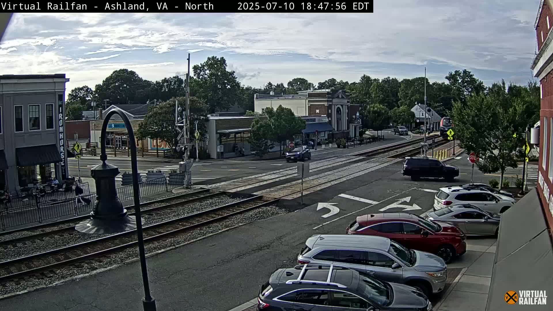 Ashland City East View & Railway Road Live Cam -  Ashland, Hanover, Virginia, USA 