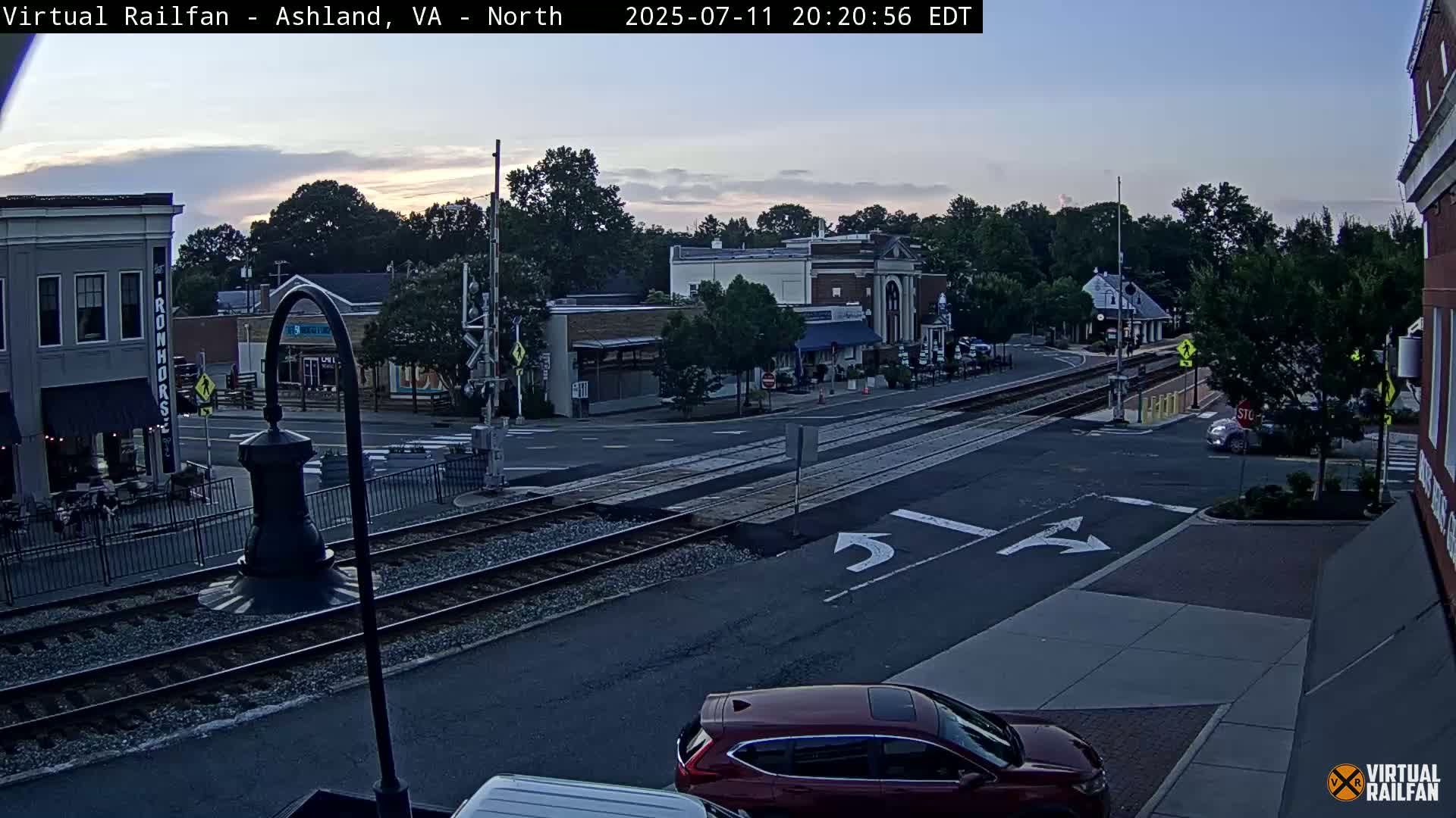 Ashland City East View & Railway Road Live Cam -  Ashland, Hanover, Virginia, USA 