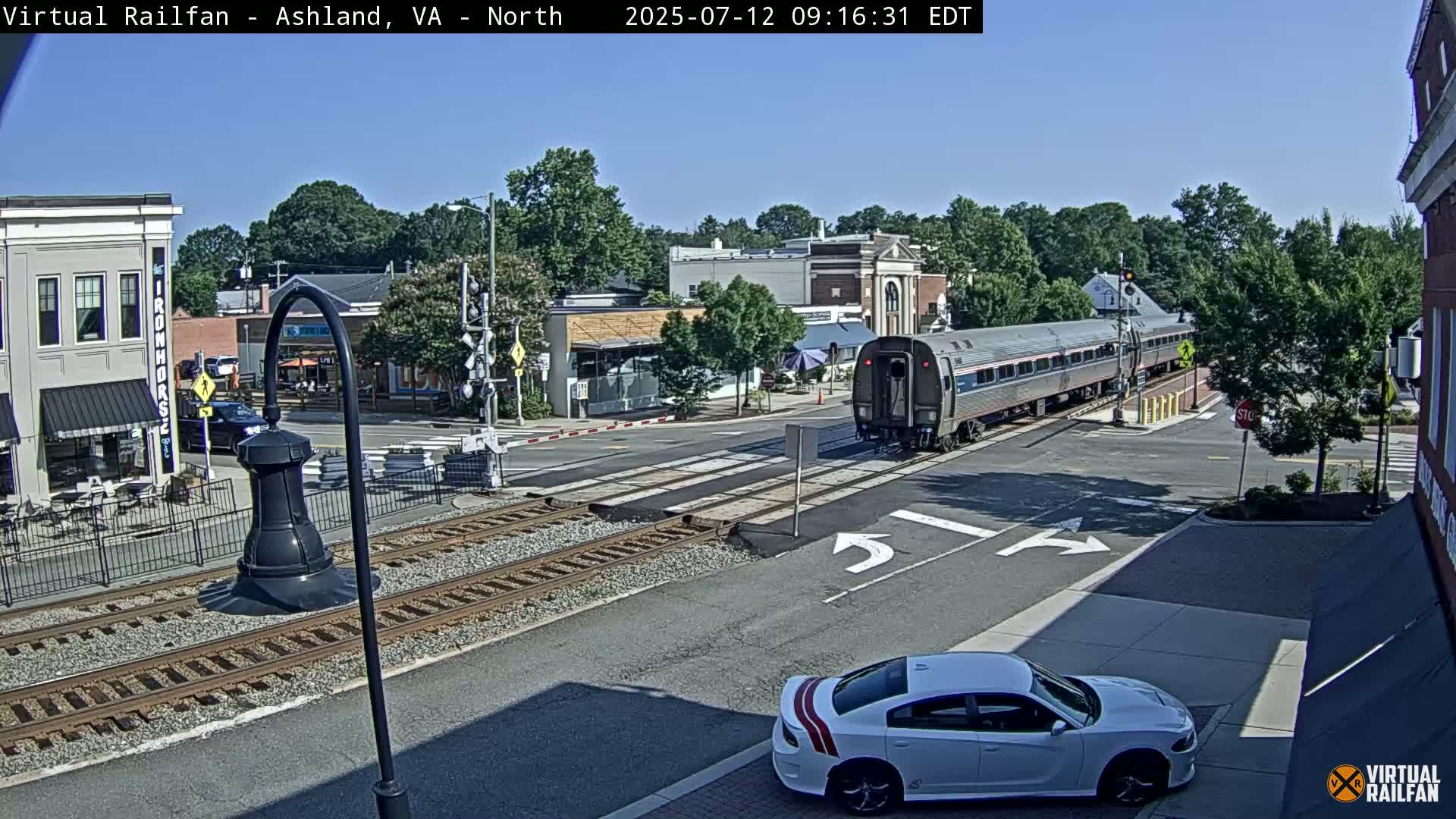 Ashland City East View & Railway Road Live Cam -  Ashland, Hanover, Virginia, USA 