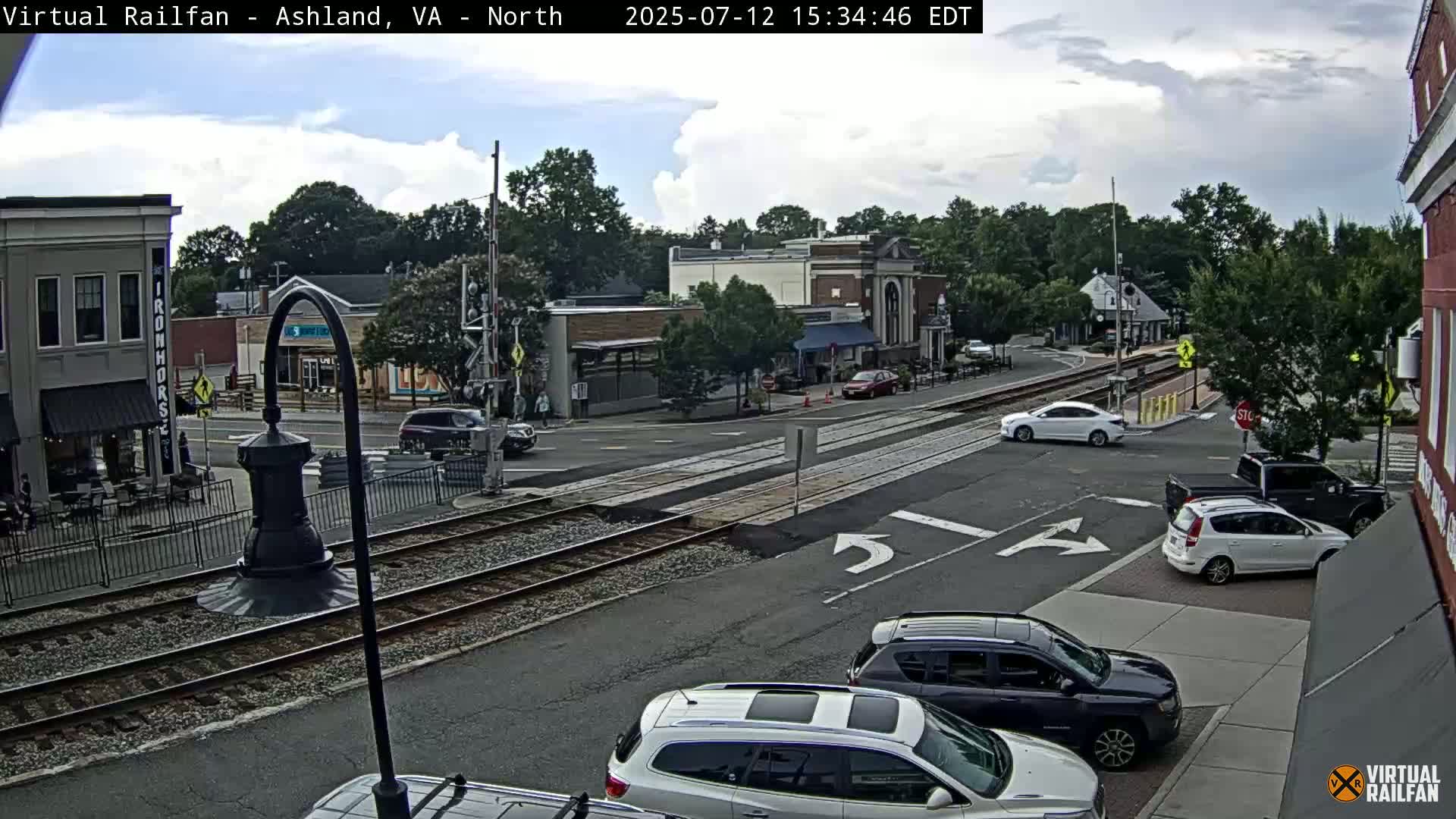 Ashland City East View & Railway Road Live Cam -  Ashland, Hanover, Virginia, USA 