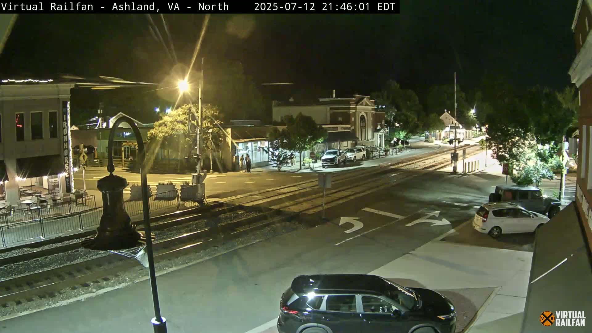Ashland City East View & Railway Road Live Cam -  Ashland, Hanover, Virginia, USA 
