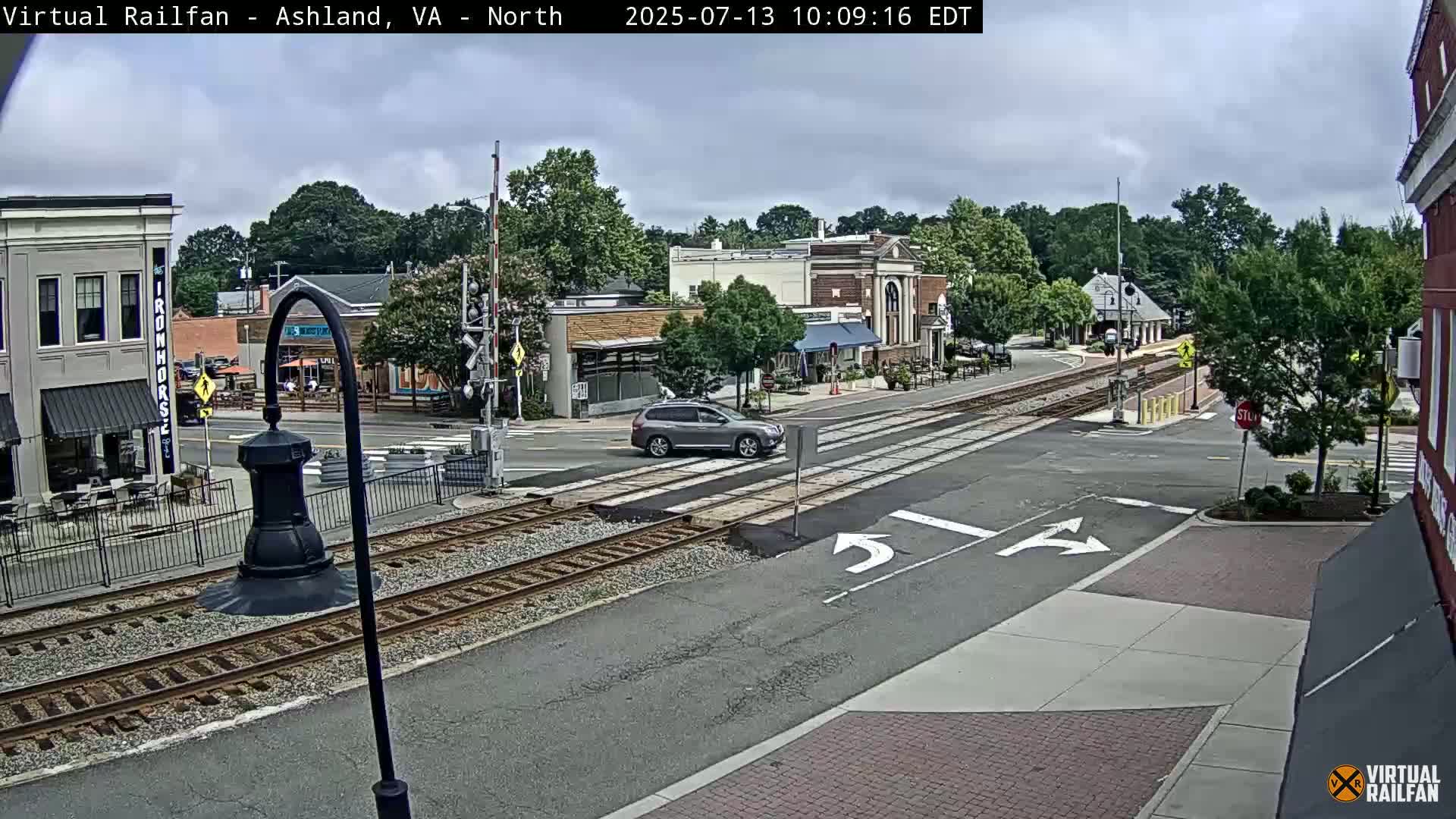 Ashland City East View & Railway Road Live Cam -  Ashland, Hanover, Virginia, USA 