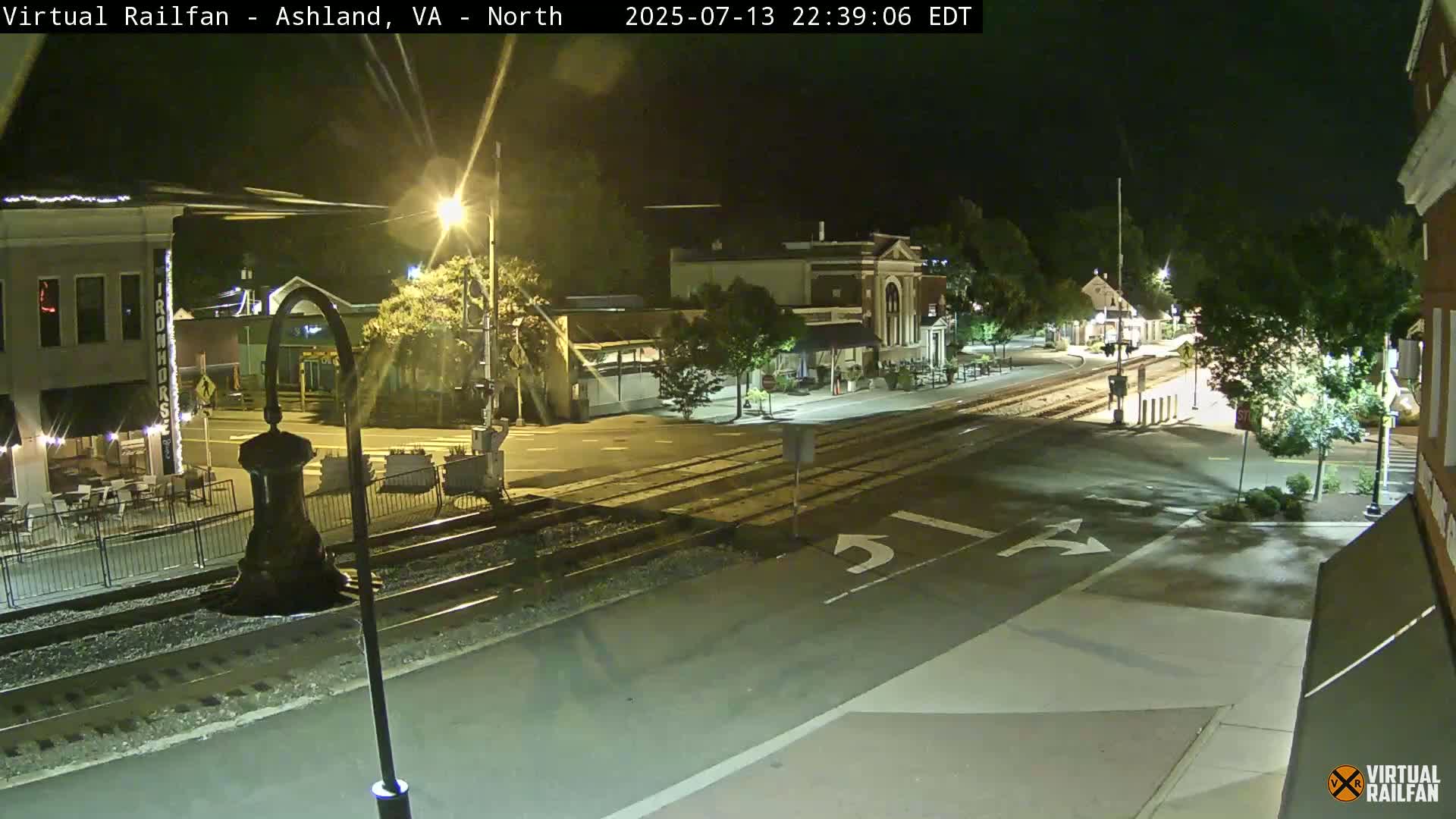 Ashland City East View & Railway Road Live Cam -  Ashland, Hanover, Virginia, USA 