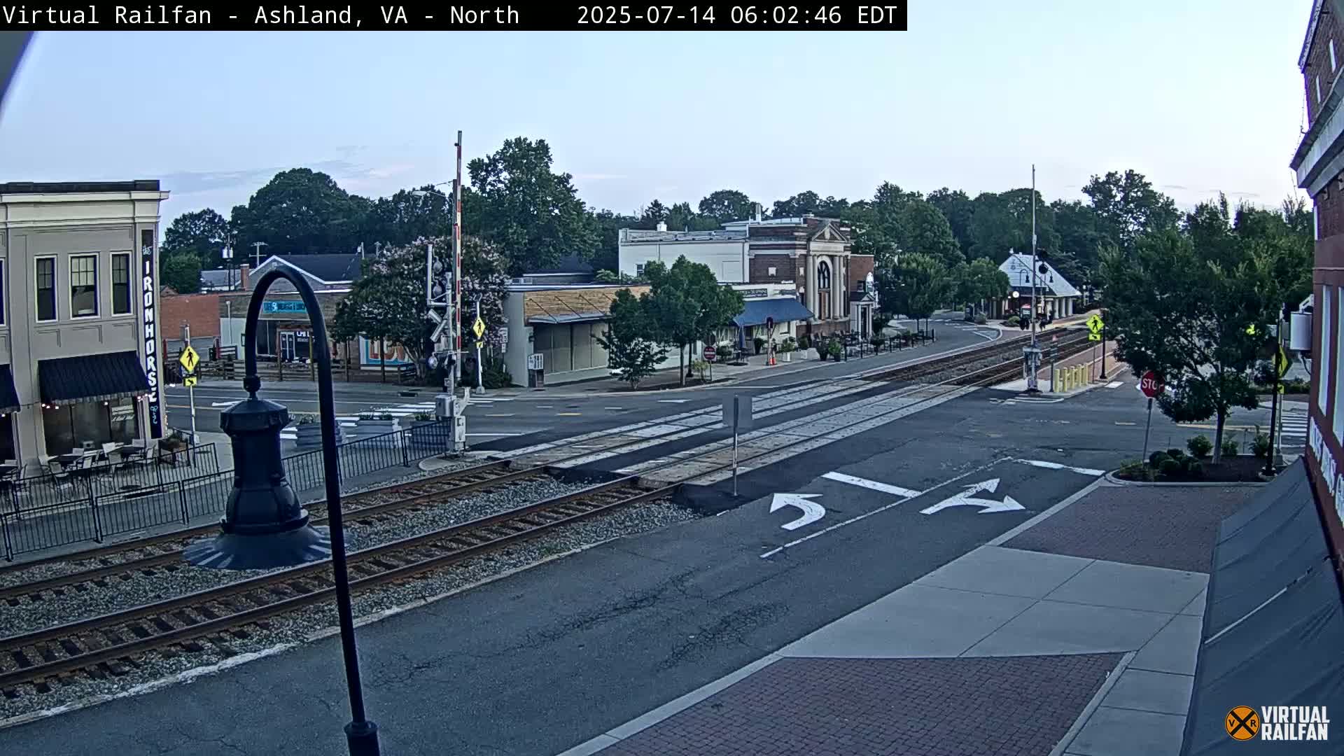 Ashland City East View & Railway Road Live Cam -  Ashland, Hanover, Virginia, USA 