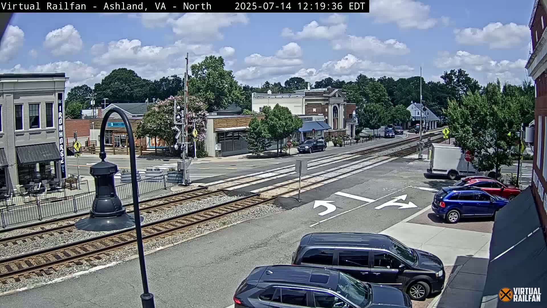 Ashland City East View & Railway Road Live Cam -  Ashland, Hanover, Virginia, USA 