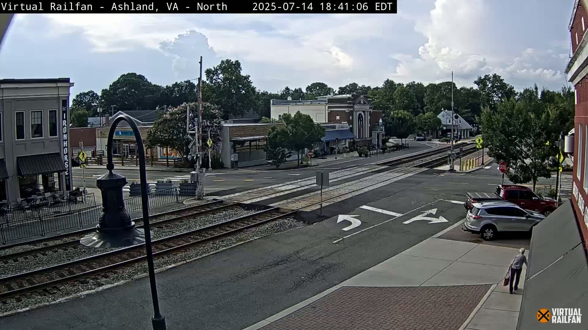 Ashland City East View & Railway Road Live Cam -  Ashland, Hanover, Virginia, USA 