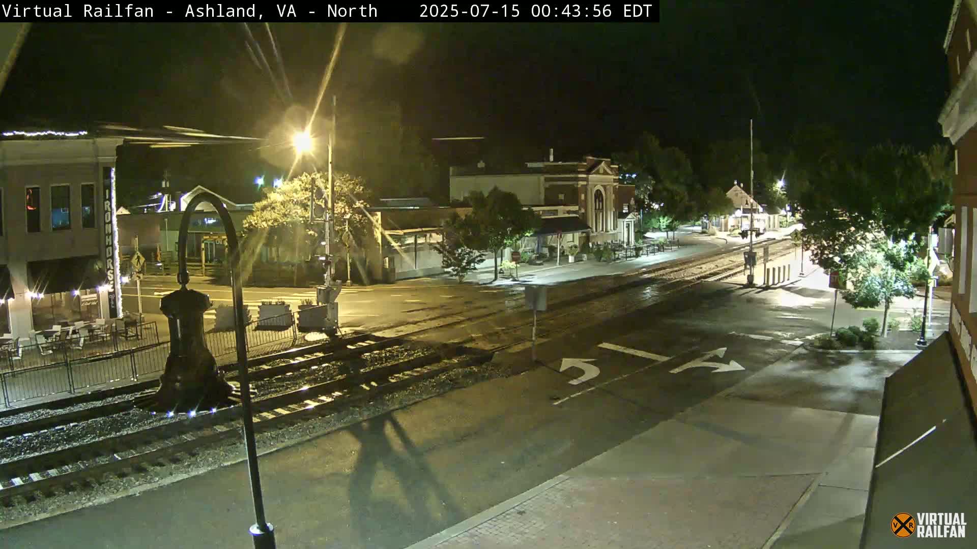 Ashland City East View & Railway Road Live Cam -  Ashland, Hanover, Virginia, USA 