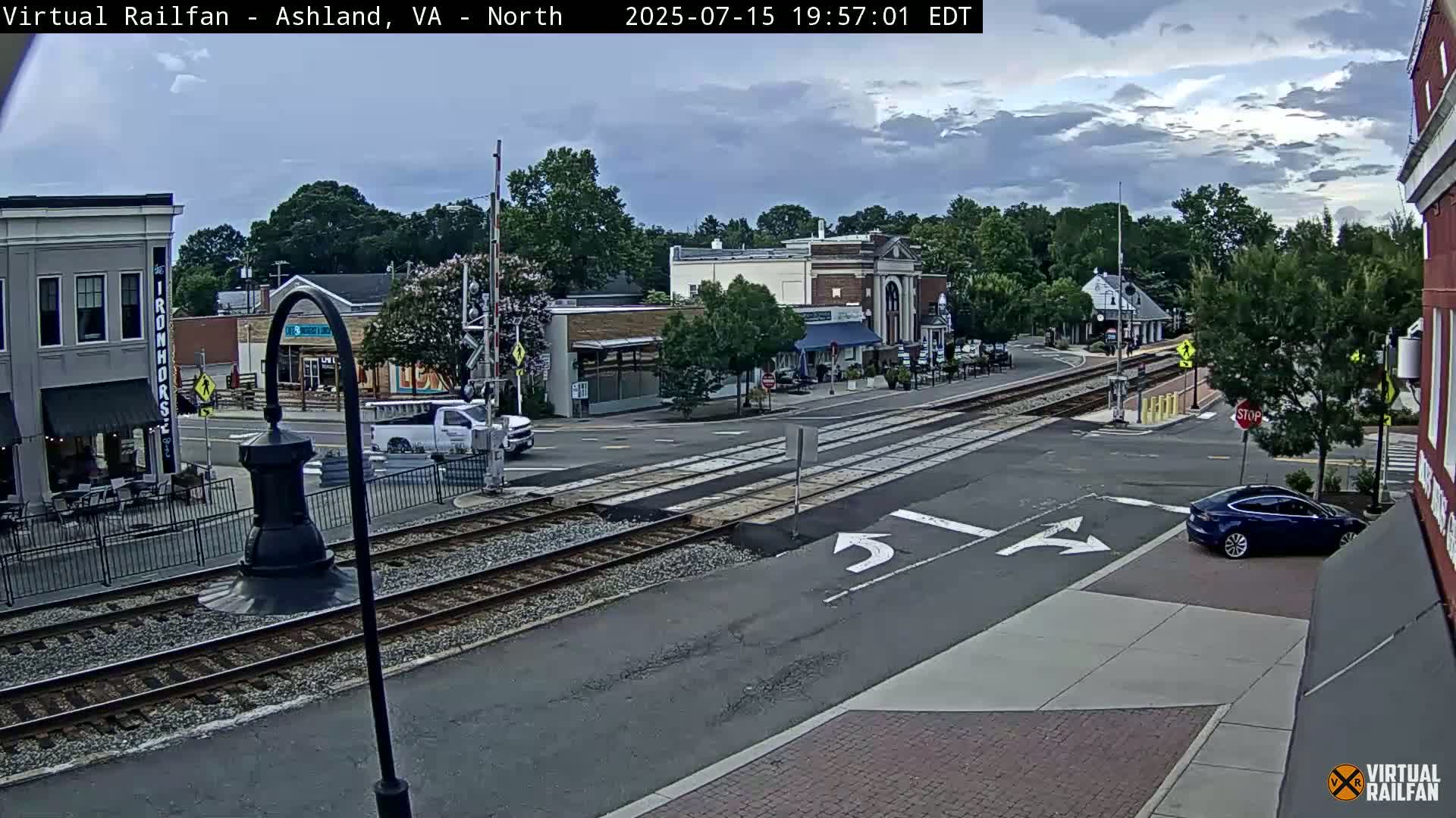Ashland City East View & Railway Road Live Cam -  Ashland, Hanover, Virginia, USA 
