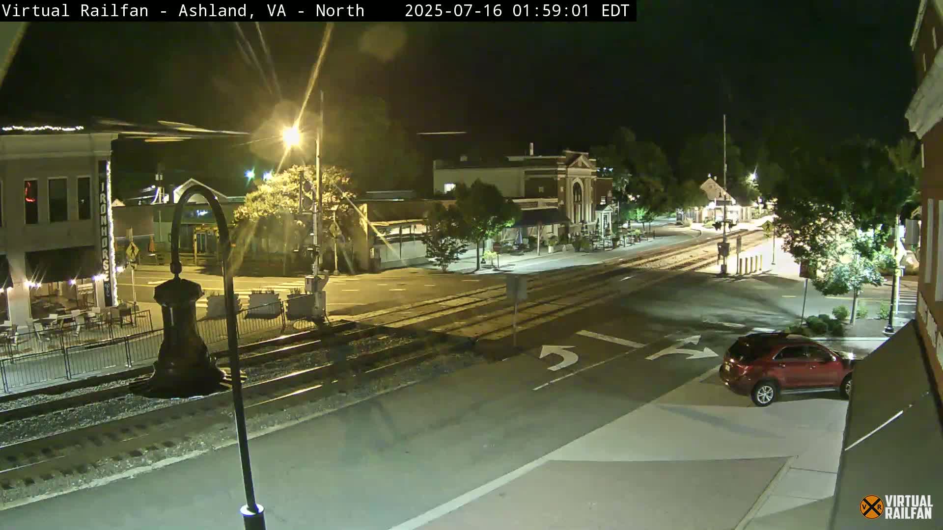 Ashland City East View & Railway Road Live Cam -  Ashland, Hanover, Virginia, USA 