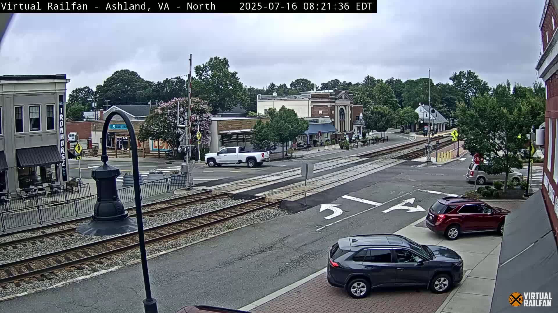 Ashland City East View & Railway Road Live Cam -  Ashland, Hanover, Virginia, USA 