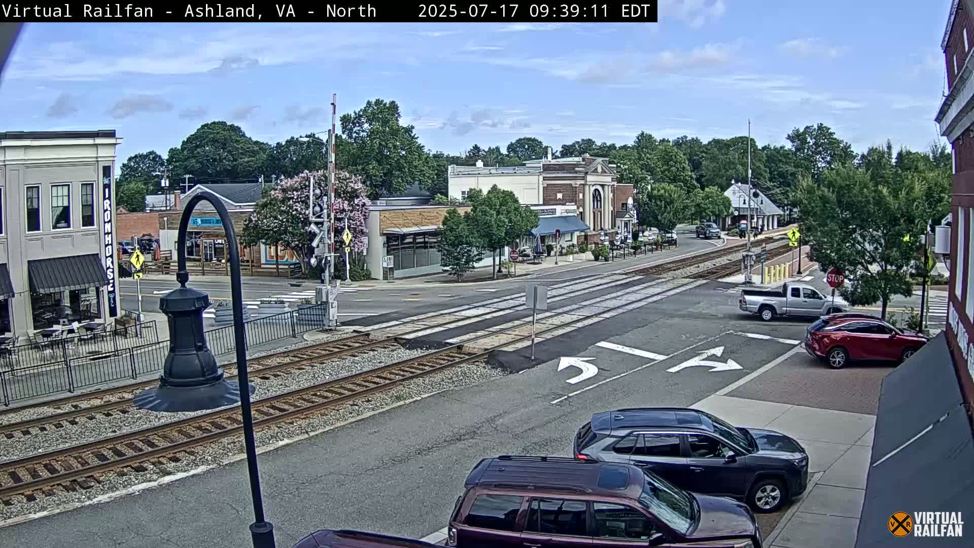 Ashland City East View & Railway Road Live Cam -  Ashland, Hanover, Virginia, USA 