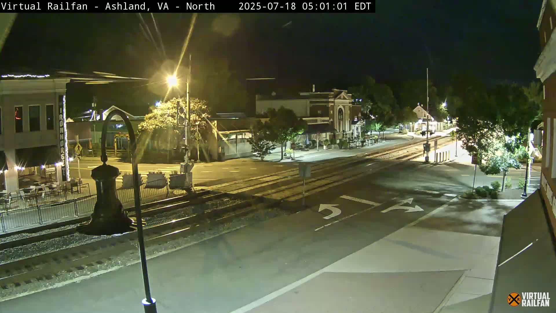 Ashland City East View & Railway Road Live Cam -  Ashland, Hanover, Virginia, USA 