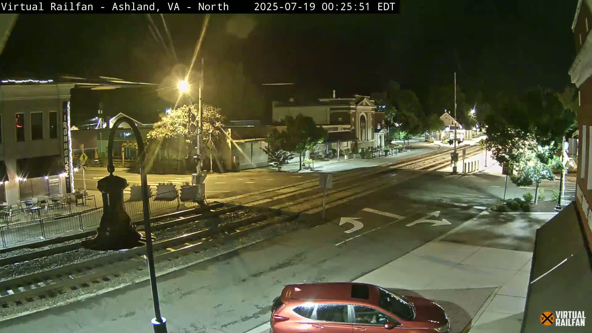 Ashland City East View & Railway Road Live Cam -  Ashland, Hanover, Virginia, USA 