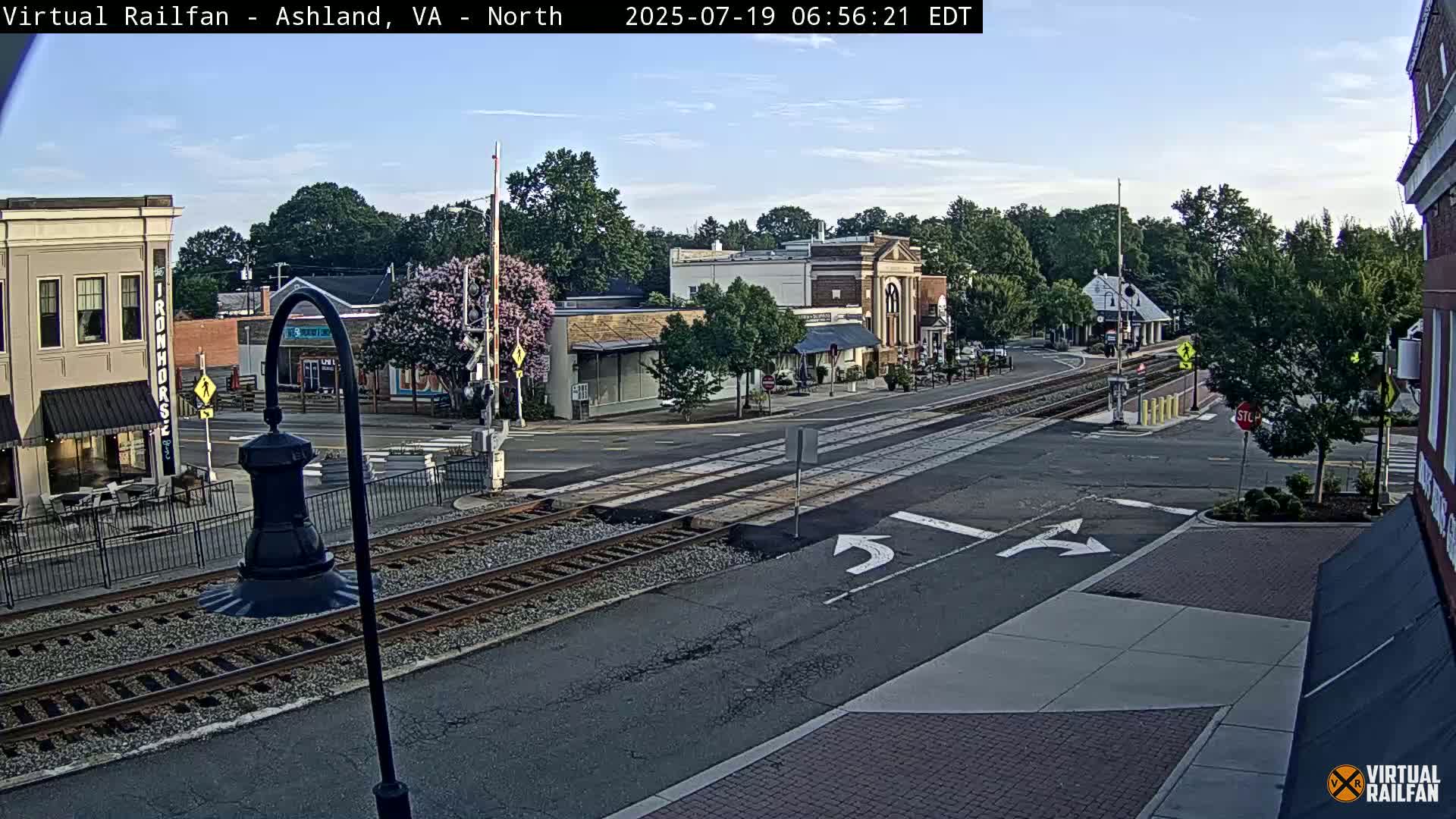 Ashland City East View & Railway Road Live Cam -  Ashland, Hanover, Virginia, USA 