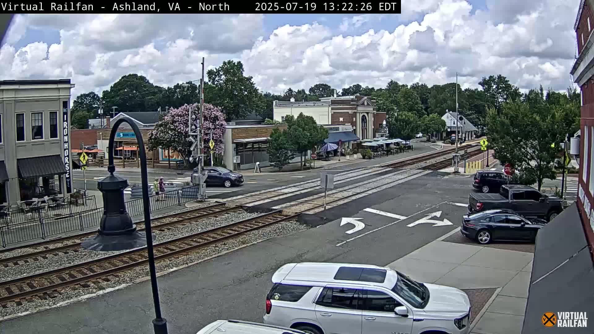 Ashland City East View & Railway Road Live Cam -  Ashland, Hanover, Virginia, USA 