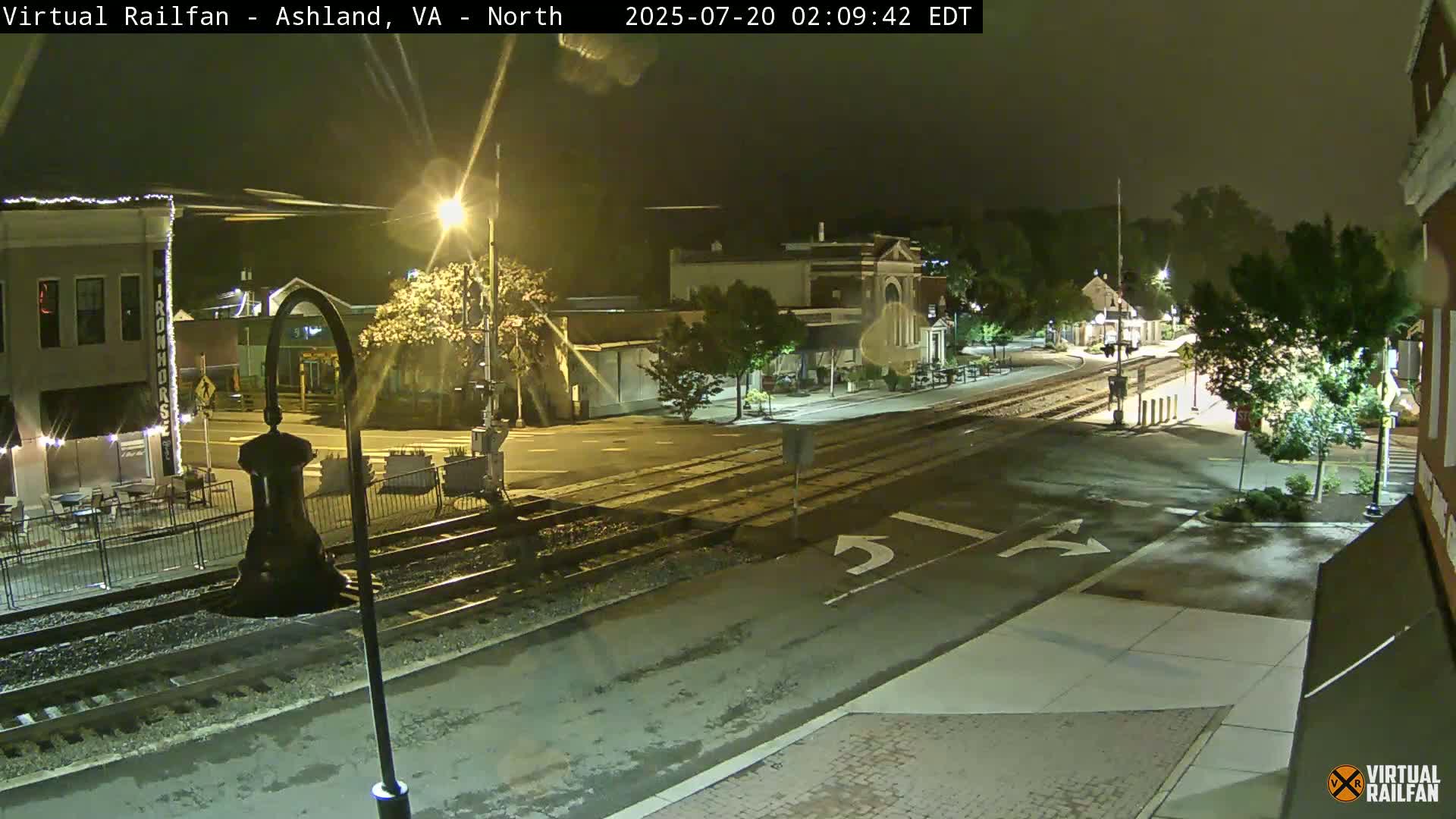 Ashland City East View & Railway Road Live Cam -  Ashland, Hanover, Virginia, USA 