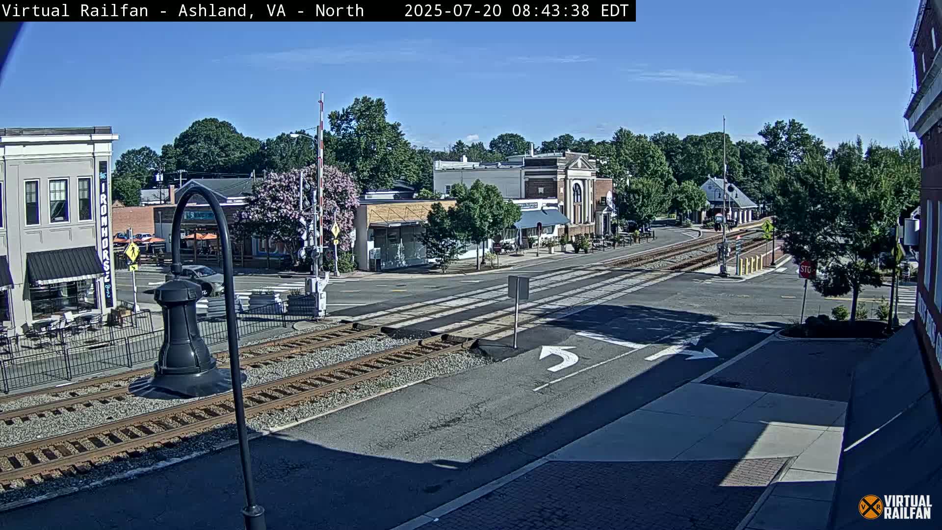 Ashland City East View & Railway Road Live Cam -  Ashland, Hanover, Virginia, USA 
