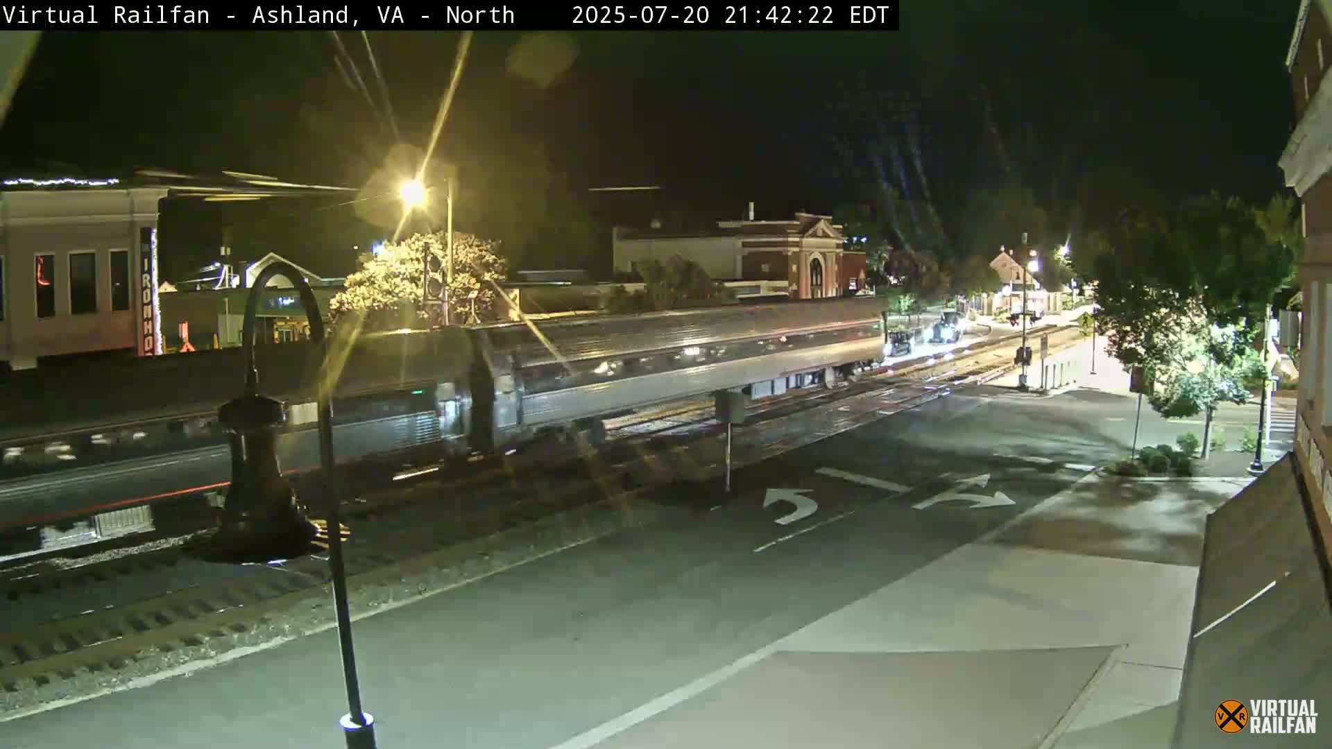 Ashland City East View & Railway Road Live Cam -  Ashland, Hanover, Virginia, USA 