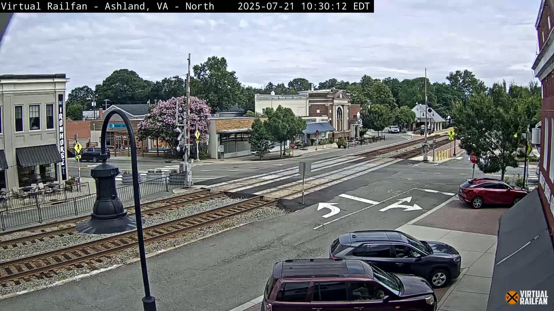 Ashland City East View & Railway Road Live Cam -  Ashland, Hanover, Virginia, USA 