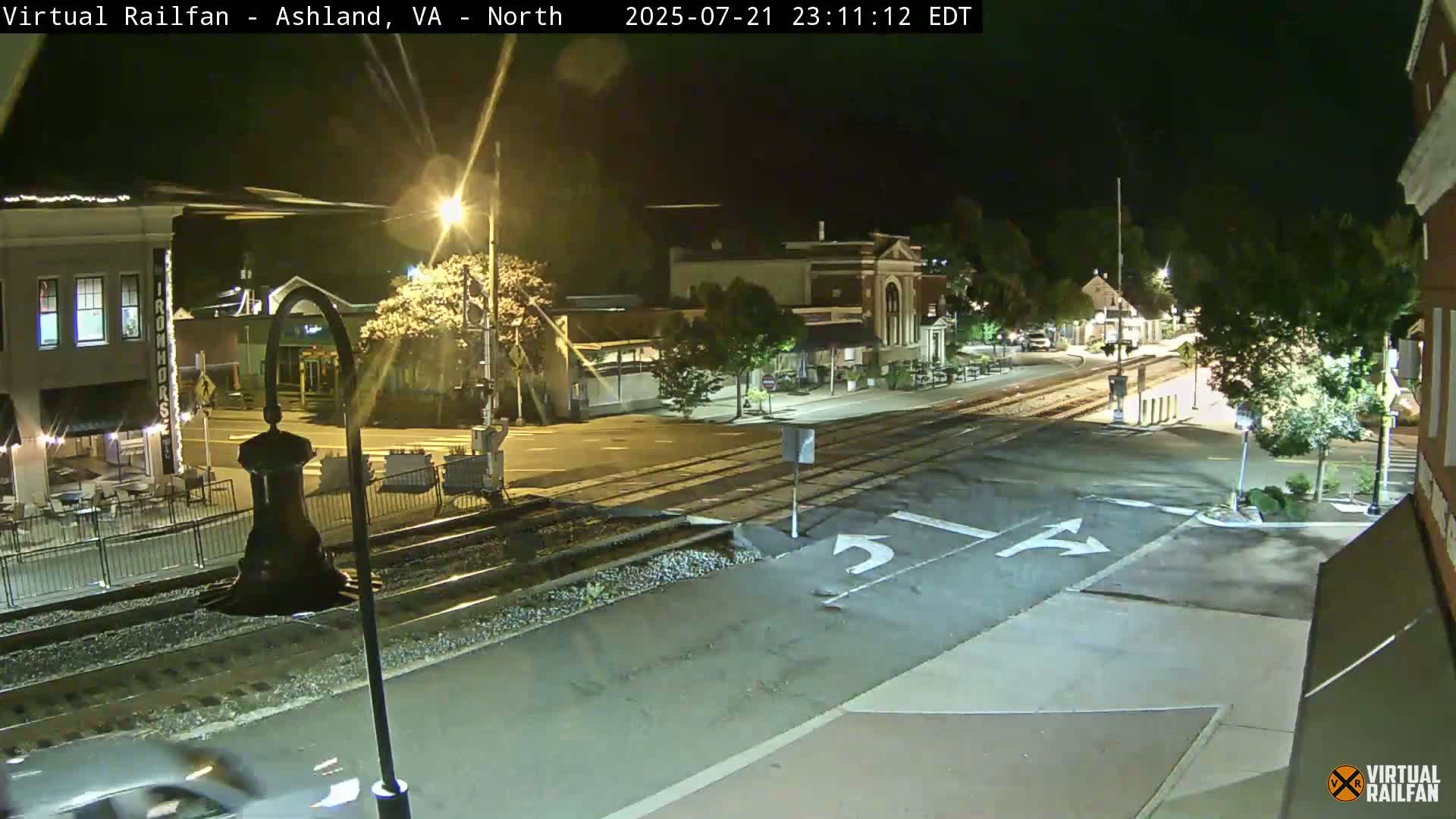 Ashland City East View & Railway Road Live Cam -  Ashland, Hanover, Virginia, USA 