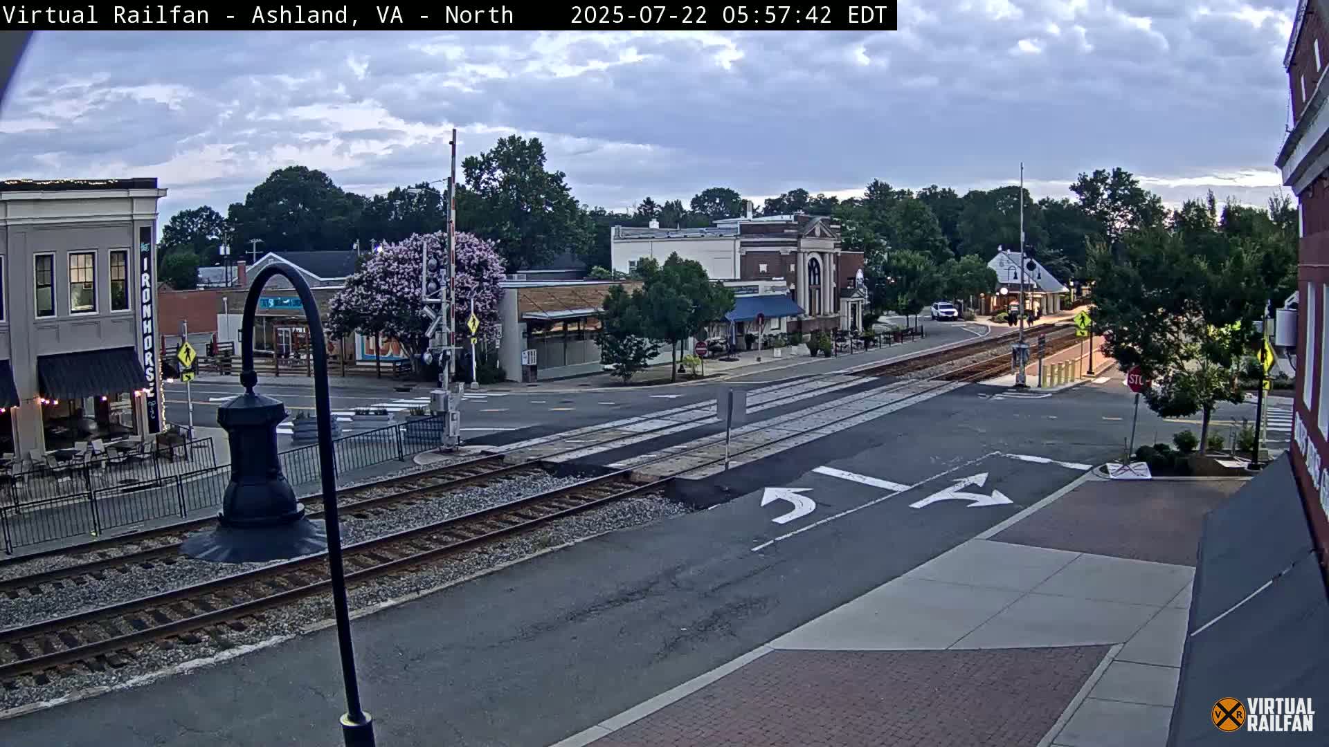 Ashland City East View & Railway Road Live Cam -  Ashland, Hanover, Virginia, USA 