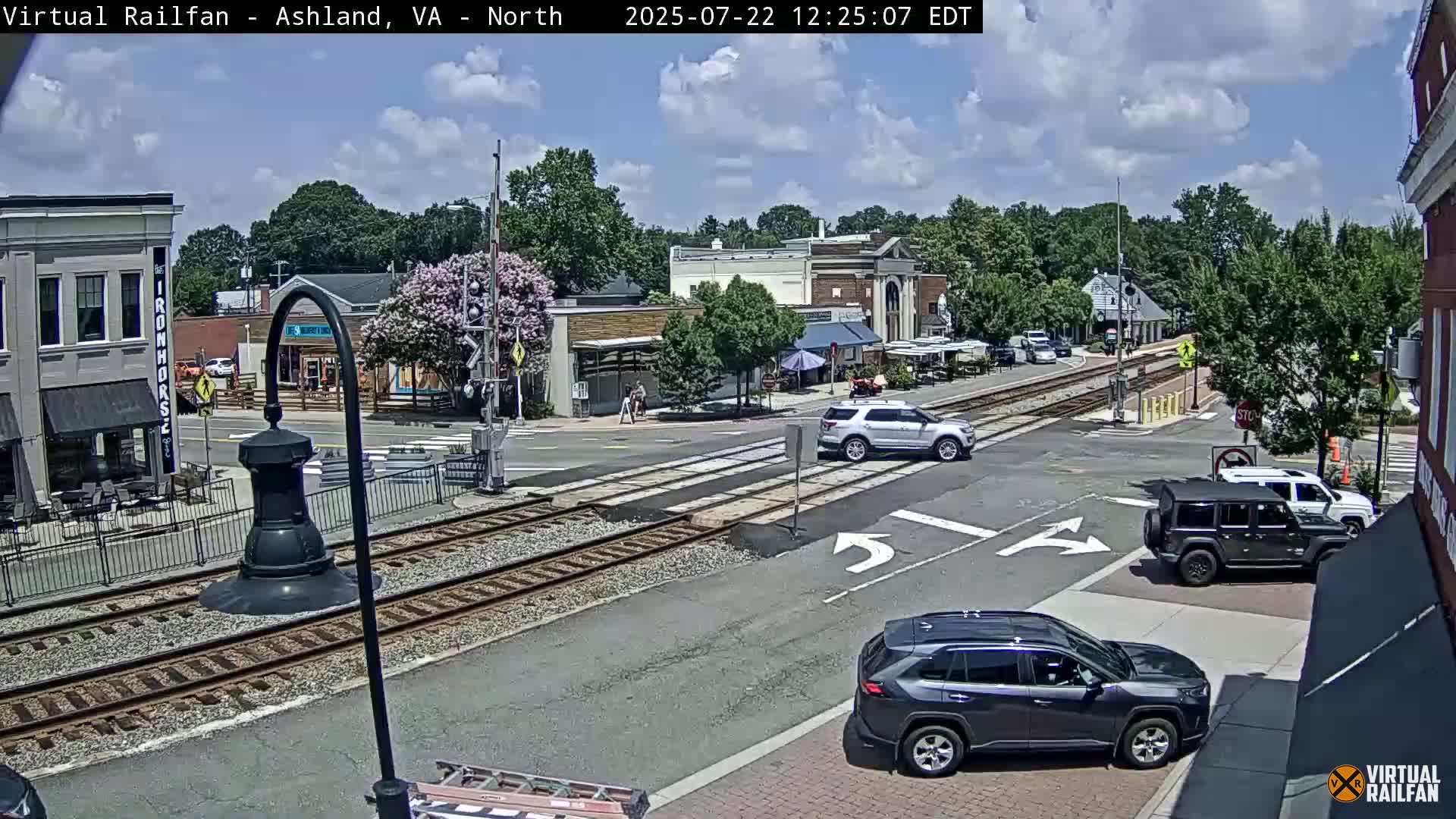 Ashland City East View & Railway Road Live Cam -  Ashland, Hanover, Virginia, USA 