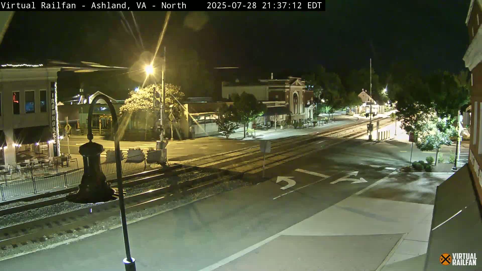 Ashland City East View & Railway Road Live Cam -  Ashland, Hanover, Virginia, USA 