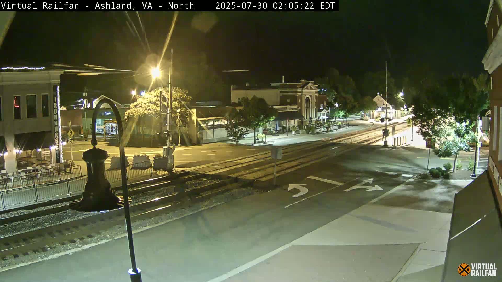 Ashland City East View & Railway Road Live Cam -  Ashland, Hanover, Virginia, USA 