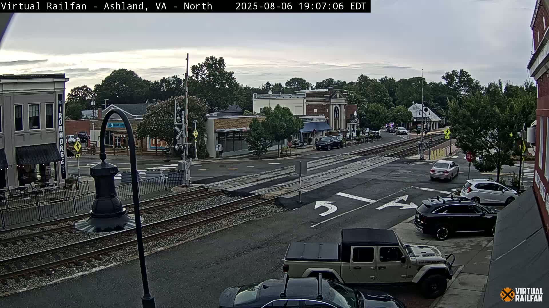 Ashland City East View & Railway Road Live Cam -  Ashland, Hanover, Virginia, USA