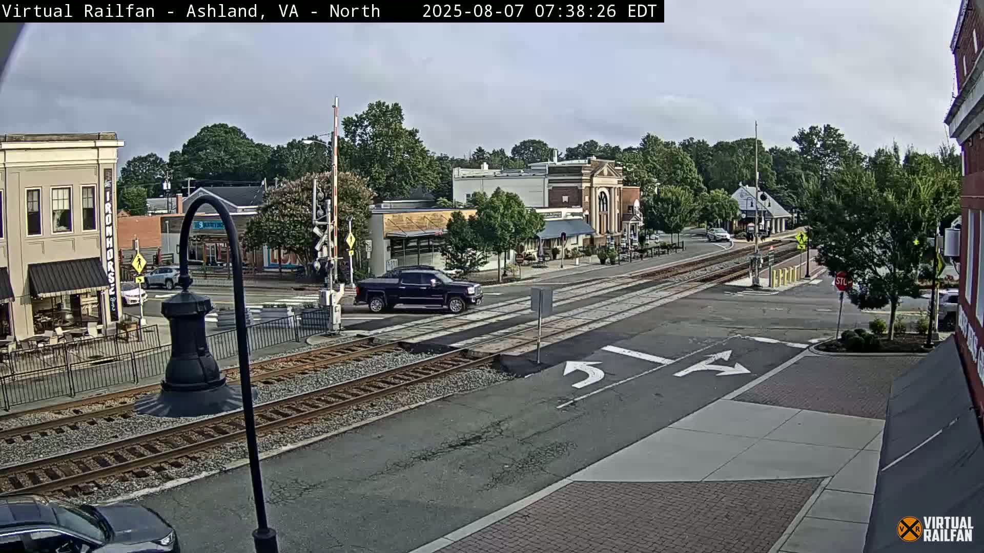 Ashland City East View & Railway Road Live Cam -  Ashland, Hanover, Virginia, USA 