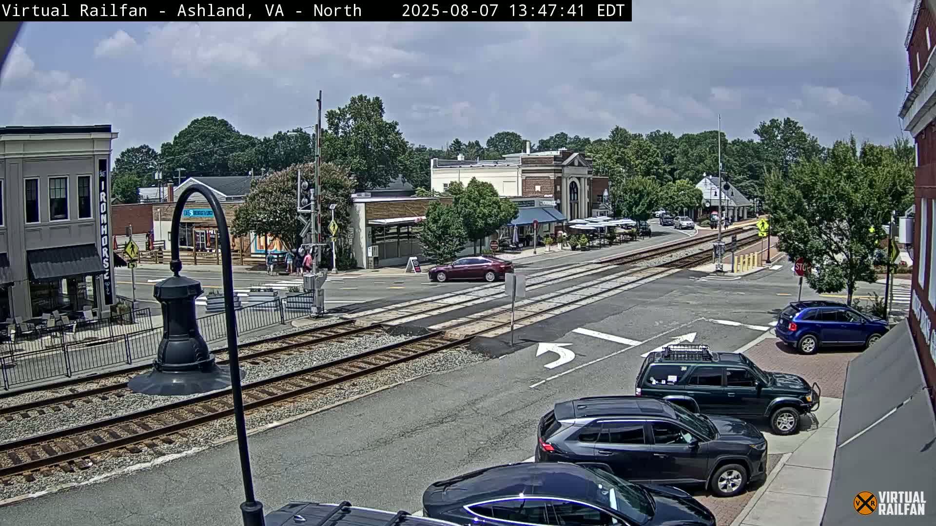 Ashland City East View & Railway Road Live Cam -  Ashland, Hanover, Virginia, USA 