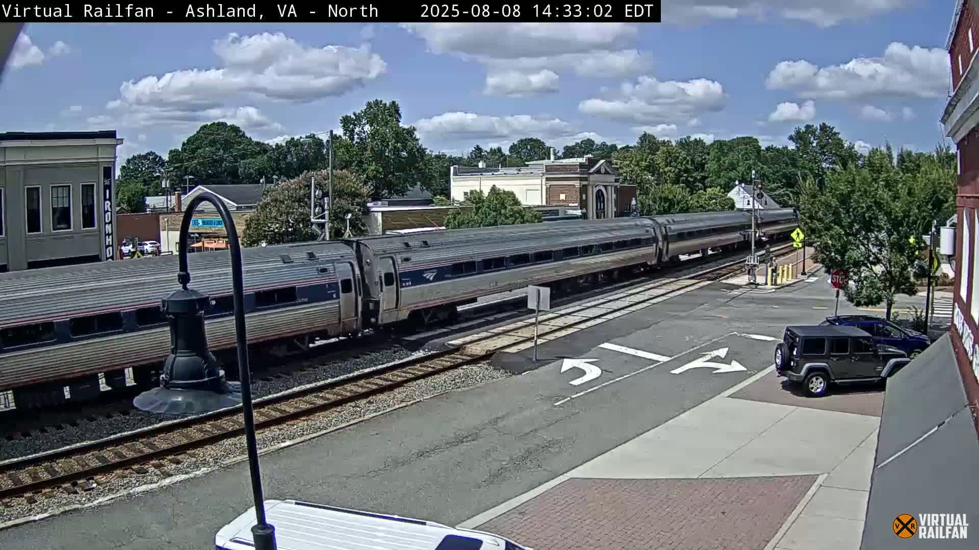 Ashland City East View & Railway Road Live Cam -  Ashland, Hanover, Virginia, USA 