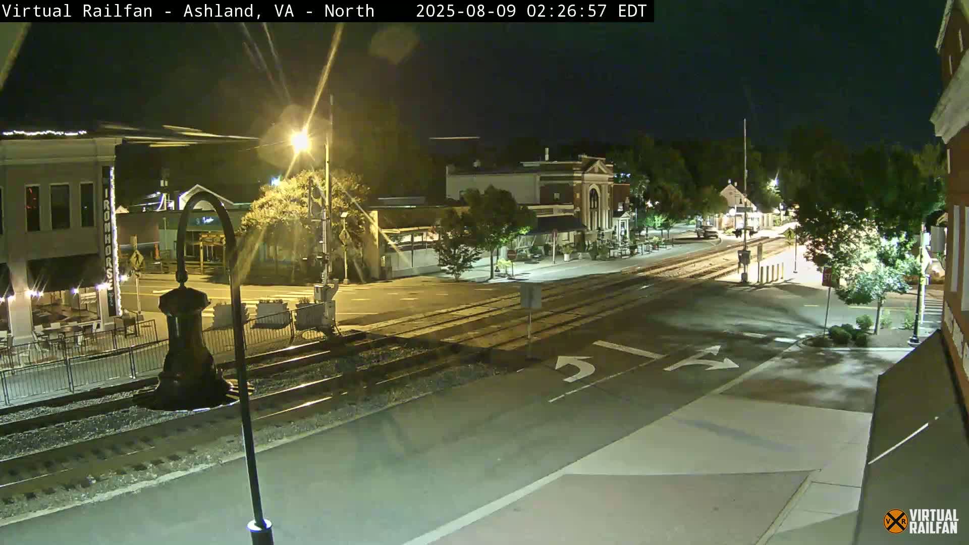 Ashland City East View & Railway Road Live Cam -  Ashland, Hanover, Virginia, USA 