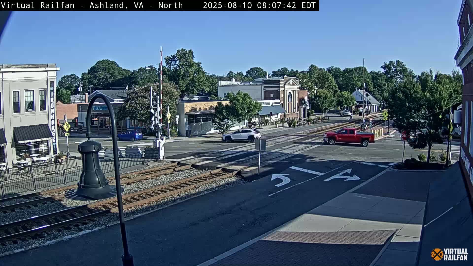 Ashland City East View & Railway Road Live Cam -  Ashland, Hanover, Virginia, USA 