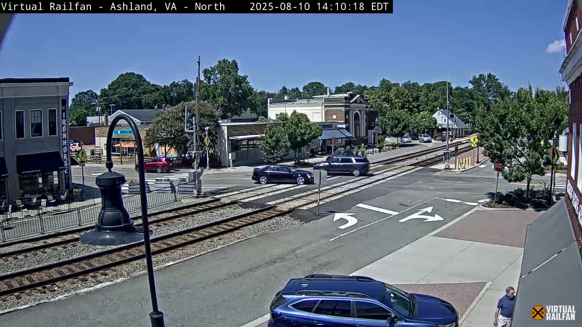 Ashland City East View & Railway Road Live Cam -  Ashland, Hanover, Virginia, USA 