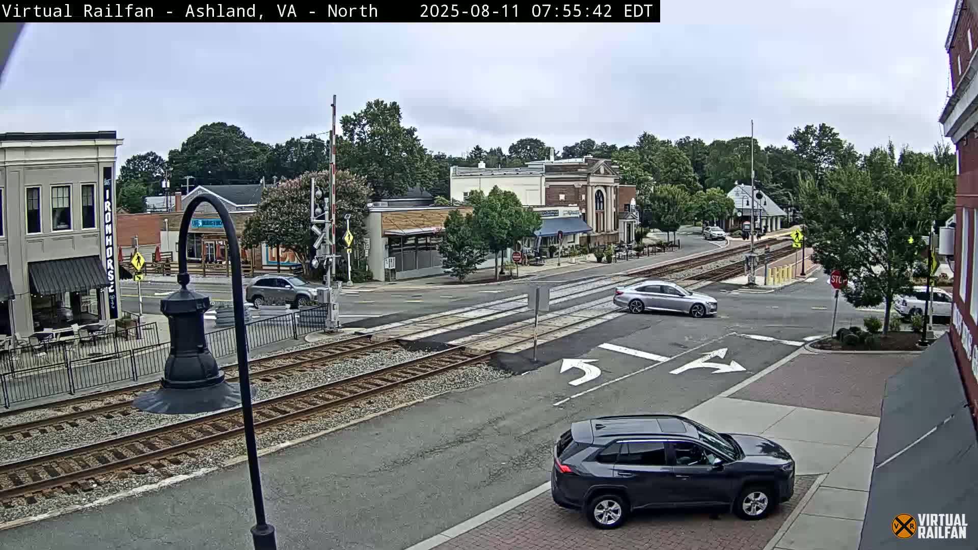 Ashland City East View & Railway Road Live Cam -  Ashland, Hanover, Virginia, USA 