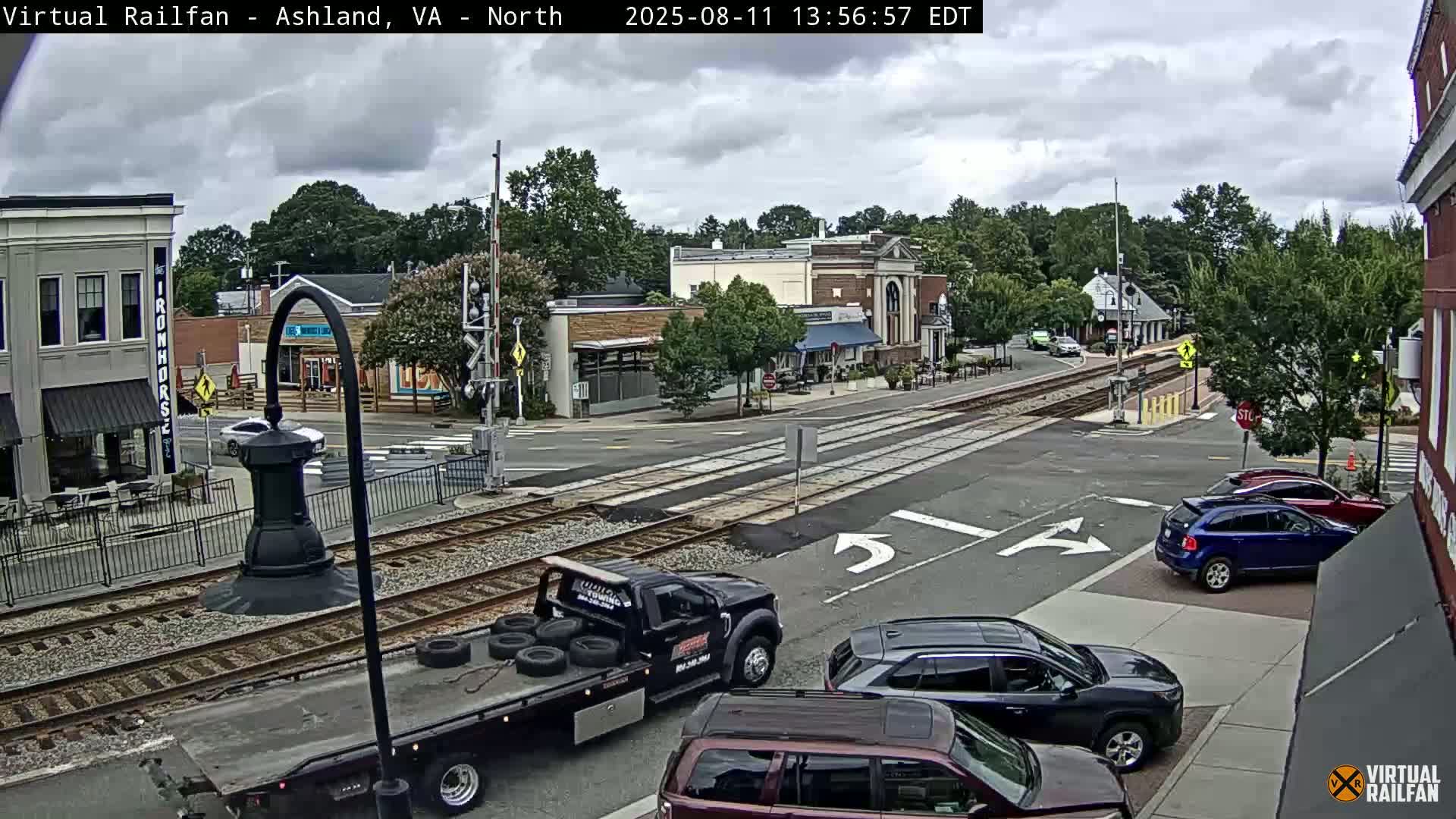 Ashland City East View & Railway Road Live Cam -  Ashland, Hanover, Virginia, USA 